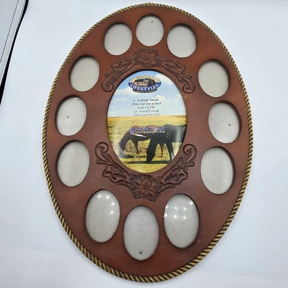 Montana‎ Lifestyles By Montana Silversmiths Heriloom Leather Picture Frame